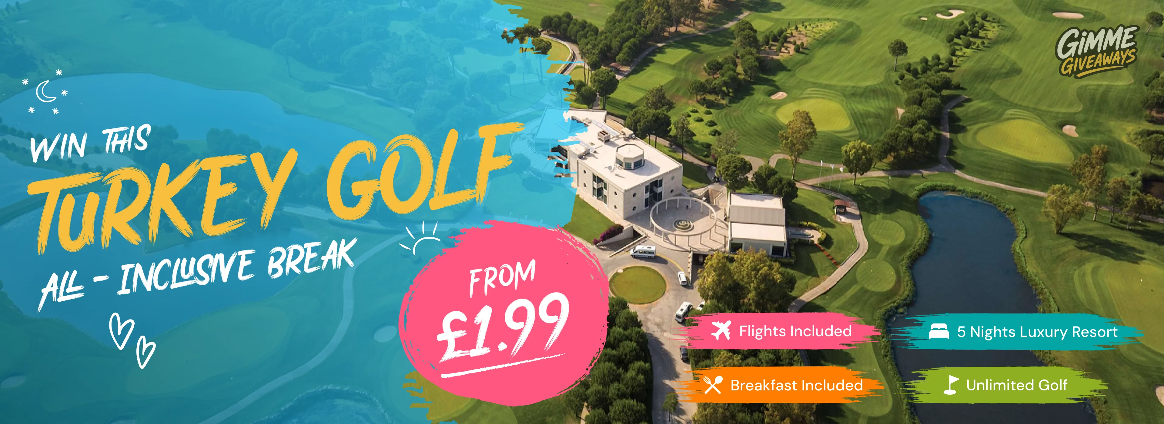 Win a Turkey all-inclusive golf break